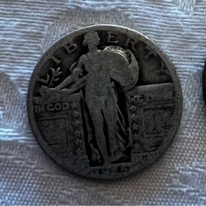 Vintage 1925 Standing Liberty Quarter